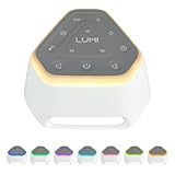 Lumi | White Noise Machine For Babies & Adults | 26 Sounds | White & Pink Noise | 7 Colour Night Light | Sleep Timer | Usb Rechargeable | White Noise Machine Baby | Sleep Aid