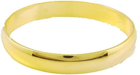 YLR Jewellery 24k Plated Gold Unisex Carved Creative Design Anti-Radiation Bracelet Bangle (11)