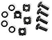 Price comparison product image Cage Nuts and Bolts for 19" Rack Mounts M6 Size Black !!Pack of 50!!