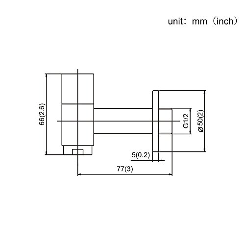 Homelody Chorm Waschmaschine Wasserhahn Anschluß 1/2G Armatur für Badzimmer - 4