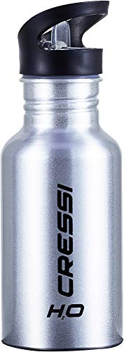 Cressi Water Bottle H20 Aluminum - Sport Bottle 500 ml - Different Colors Cressi Water Bottle H20 Aluminum - Sport Bottle 500 ml - Different Colors