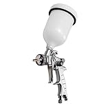 Der Strahl kann nach Belieben eingestellt werden und das Material wird stets präzise und gleichmäßig zerstäubt. Diese Kappe verbraucht ein geringeres Luftvolumen und erzeugt einen mittleren Druck. Im Wesentlichen verbraucht es weniger Luft als eine HVLP-Luftkappe, aber mit etwas mehr Druck als HVLP. Das Endergebnis ist, dass die Übertragungseffizienz ähnlich der von HVLP-Luftpistolen ist (ca. 60%). Besonders geeignet für Holzlasuren und ähnliche dünne Oberflächen, die feinste Zerstäubung erf