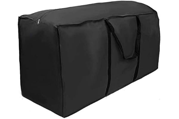 Sac de rangement, housse de coussin, housse de protection pour coussins, coussins de jardin, housses de coussin, housse de protection avec poignée, sac de rangement pour sapins de Noël (122*39*55cm)