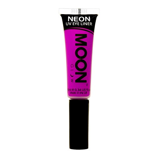 Moon Glow - Neon UV Eye Liner 10ml Purple – Glows brightly under UV Lighting!