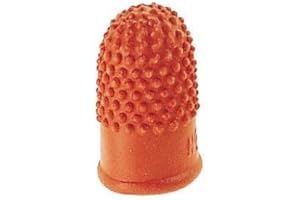 WONDAY Confezione da 12 ditali in gomma Herisson n. 0, diametro 15 mm, colore: Rosso