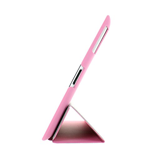 Khomo iPad 2, iPad 3, iPad 4 Retina Hülle Case Rosa Gehäuse mit doppelten Schutz ultra dünn und leicht, Smart Cover – Dual Pink - 4