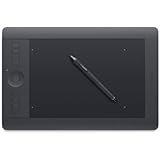 Wacom PTH-651-ENES Intuos Pro Graphics Tablet - Medium, Black