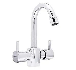 Johnson T2917C Brass Center Hole Chrome Finish Basin Mixer For Wash Basin And Sink