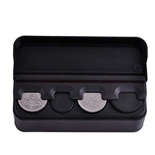 Preisvergleich Produktbild Lecimo Auto Münzbox Aufbewahrungsbox-Auto Münzhalter, Kleingeld Aufbewahrungsbox Auto Münzfach Geld Brieftasche Bankhalter