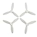 Produktbild Ocamo edtara Propeller für Parrot Hartschalentasche für Bebop 2 Drohne, Main Blades, Kunststoff, 4 Stück weiß