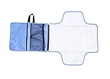 Sicher und extrem praktisch - diese tragbare, hochwertiges Windel wechseln-abwaschbar, leicht zu reinigen, wasserfest, und hält Ihren Kleinkind fern von verschmutzter Oberflächen und Keime. Ideal für Reisen, Kita, und zu Hause.
