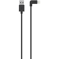 Belkin MIXIT - Cable plano de Lightning a USB para iPhone y iPad, compatible con iPhone 8/8+ y iPhone X, 1.2 m, negro