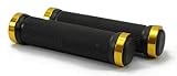 LUPO Bicycle Handlebar Grips - Double Lock On Locking – Fits Cycle Mountain Bike BMX MTB Stunt Scooter