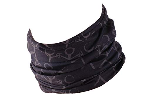 Hilltop Multiuso Fascia Bandana Scaldacollo Foulard - Datechip 12 in 1 Sports Buff scaldacollo, Face shield, Fascia Capelli, Balaclava, Scaldacollo moto, Donne, Uomo, Bambini,Männeken
