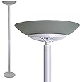 LED Floor Standing Energy Efficient Floor Lamp Uplighter Torchiere White Cool S.A.D