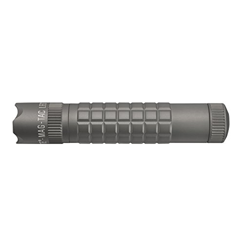 Mag-Lite Mag-Tac LED-Taschenlampe im Tactical-Design, Crowned Bezel, 320 Lumen, 13.4 cm mit 3 Modi, grau SG2LRC6
