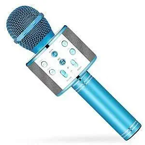 Canbee 3in1 Wireless Karaoke mic/mike/microphone & inbuilt Bluetooth Speaker, Recorder | For Smart phones Laptop Tablet | Birthday, Diwali, Kids, Party, Gift