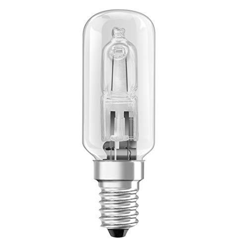 Xavax Ampoule halogène pour hotte aspirante (40W, E14, 490 lm, 2000 h, blanc chaud, forme tube) Transparent