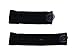 Mija - Set of 2: Maternity Pregnancy waistband adjustable elastic waist extenders 1030 (Black)