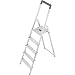 Produktbild Hailo S 150 8925-321 Aluminium Stufen-Stehleiter Arbeitshöhe (max.): 2.8 m Silber 4.6 kg