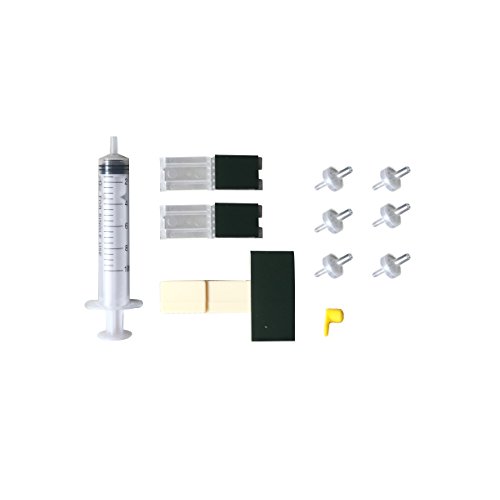 PrinterKnow CISS- Sistema de cartuchos de tinta recargables vacíos para Epson 1400 1500w (aptos para tinta de sublimación, tinta de pigmento y tinta de colorante, tinta normal)