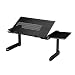 Produktbild WEIWEITOE-DE 360°Rotation Aluminum Alloy Computer Desk Foldable Adjustable Cooling Table Stand Tray with Mouse Plate for Laptop Notebook