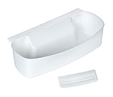 Wenko 7730100 Auffangschale für Küchenabfälle - inklusive Schaber, Polypropylen, 32,4 x 9,2 x 17,3 cm, weiß - 2