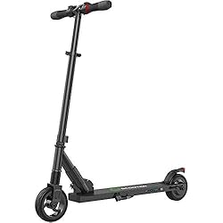 M MEGAWHEELS Trottinette Electrique Légère 7.5kg Pliable et Réglable en Hauteur pour Ados et Mixte Adulte - Noire