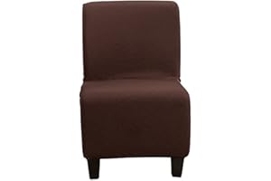 RTSFKFS Cubre Sofá De 1 Plaza Elástica Funda para Sillón Sin Brazos, Funda para Silla De Club Funda Reclinable Funda De Sofá Individual Lavable,Modernas Fundas Protectoras para Chesters (Color : H)