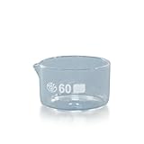 Kristallisierschale 60 ml aus Borosilikatglas 3.3 mit Ausguss DIN 12338 (1 Stk.)
