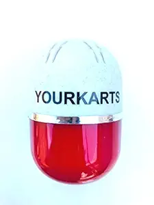 YOURKARTS.COM twist, Car Freshener (Car Perfume) - Fresh Lemon (100g), Long-Lasting, Spill-proof (RED CHEERY)