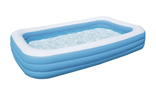 Bestway Family Pool Blue Rectangular Deluxe, 305x183x56 cm