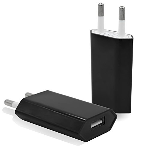 Original COVERLOUNGE – 2in1 Ladeset mit Micro USB Kabel / Datenkabel / Ladekabel [3m] & Slim Netzteil USB universal Adapter [1.0A] für alle Samsung Smartphones mit Micro USB Anschluss | Farbe: schwarz | Länge: 3 Meter / 3m - 3