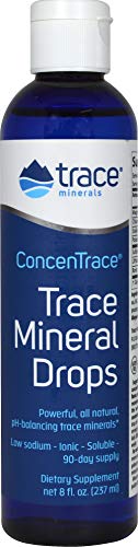 Liqumins ConcenTrace Trace Mineral Drops, Low Sodium, 8-Ounce Bottle