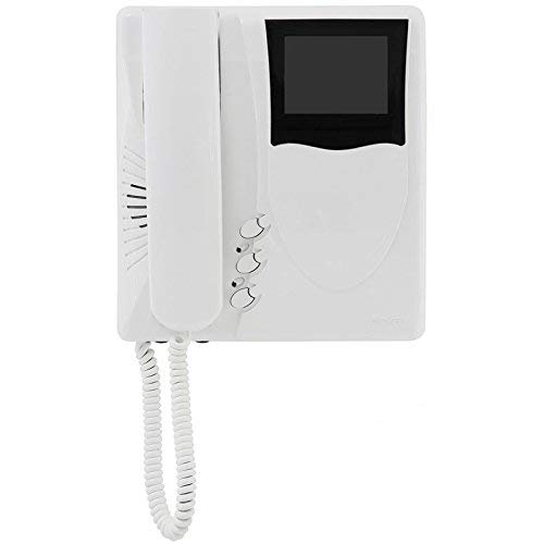 Elvox Kit in blister citofonico bifamiliare collegamento 4+2 conduttori con targa da esterno parete colore grigio luce