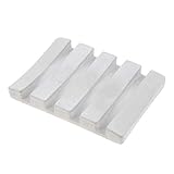 B Baosity Rectangle Quick-Dry Diatomite Soap Holder for Bathroom Shower Home Office - Gray, as described