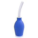 douperLtd Medical Grade Silicone Enema Bulb Aginal and Anal Douche for Men and Women Capacity 310ml /10.48oz (Blue)