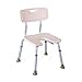 Produktbild MyAou-Shower Chair Duschstuhl U-Typ Badehocker Höhenverstellbarer Badhocker mit Rückenlehne Elterlicher Duschhocker