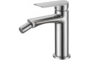 MICE COLLECTION Mice - Grifo monomando de bidé para Agua Fría y Caliente, Griferia Baño Clásico, Mezclador Monomando para bidet - Griferia de WC baño Níquel cepillado BDG040-2NQ