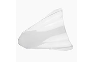 NEWLAND2019 Cupolino per parabrezza a doppia bolla per moto Street per Honda VFR800 VFR 2002-2012 2010 (Chiaro)