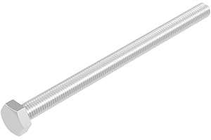 SECCARO Viti a testa esagonale, M4 x 60 mm, in acciaio inox V2A VA A2, DIN 933/ISO 4017, esagonali esterni, 20 pezzi