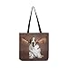 Produktbild Basset Hound Flying Ears Stehen Studio Canvas Tote Handtasche Umhängetasche Crossbody Taschen Geldbörsen Für Männer Und Frauen Einkaufstasche