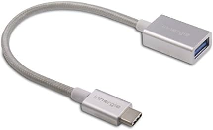 Innergie Magic Cable USB Type C 3, Charge and Sync Cable for all USB devices – Type C to Type C, Colour: Gold – 1 Metre silver