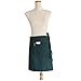 Produktbild AXIANQI Halblange Schürze Moderne Minimalistische Einfarbige Anti-Fouling-Polyester-Baumwolle Einstellbar Home Cover Chef Overall A (Farbe : Green, größe : 48 * 75cm)