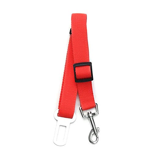 Preisvergleich Produktbild AUOKER Sicherheitsgurt für Haustiere, einziehbare Hundeleine, Sicherheitsleine fürs Auto, Rot, Blau, Schwarz