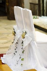 Stuhlhusse Husse mit Kellerfalte in ecru /zart-creme von Esprito - 4