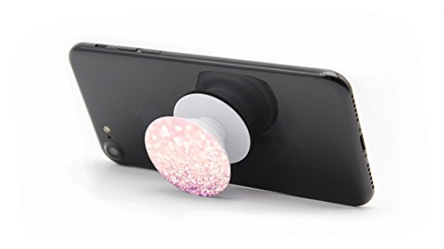 tricase SmartHolder – praktische Handy-Halterung Griff Ständer für Smartphones & Tablets & e-Reader | universeller Halter für mobile Geräte | 2 in 1 Set: mit GRATIS SmartClip (Rose Gold) - 3