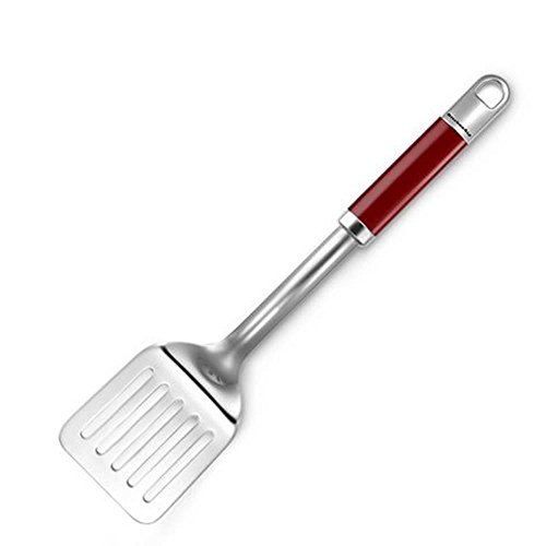 KitchenAid KGEM1102ER Pfannenwender, Edelstahl, 24 x 6 x 29 cm, empire rot