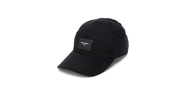 Dolce e Gabbana Luxury Fashion Uomo GH590AFUFJRN0000 Nero Cotone Cappello |  Stagione Permanente : DOLCE E GABBANA: Amazon.it: Abbigliamento