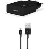 Ttec Akıllı Şarj Cihazı Seyahat Şarj Aleti 2.1A Micro USB Kablolu (Siyah)